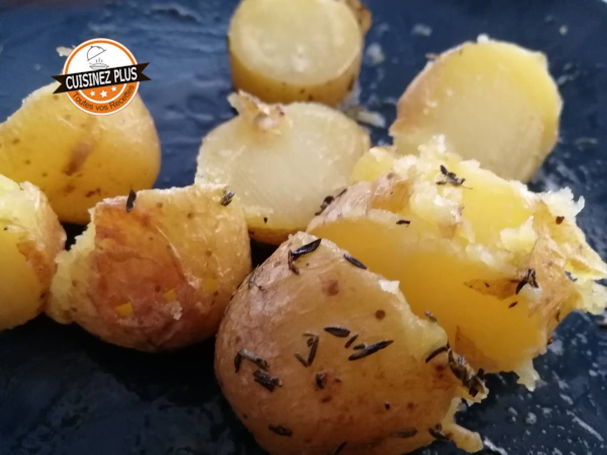 photo de pomme de terre grenaille au four