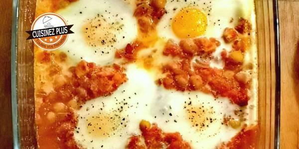 vignette de chakchoukas aux pois chiches