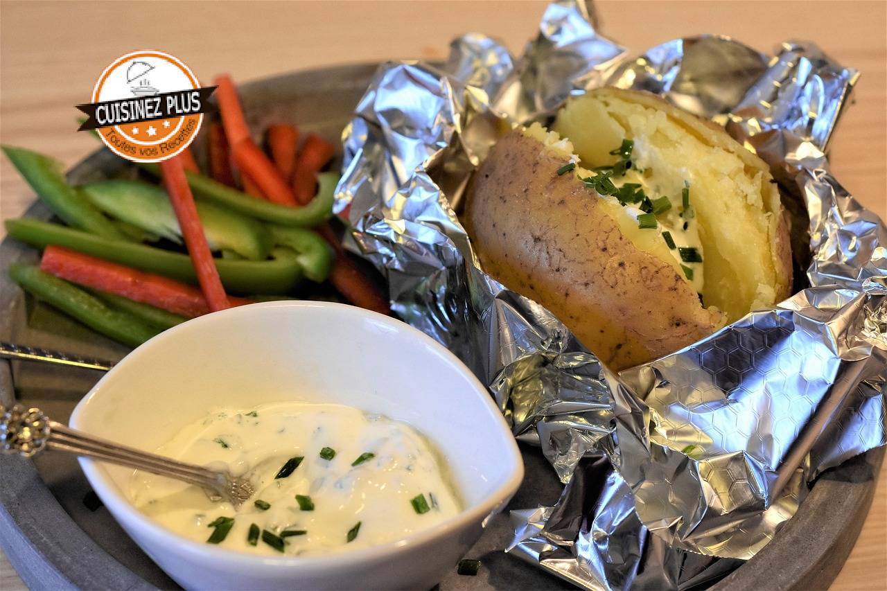 photo de Pomme de terre à la crème et à la ciboulette