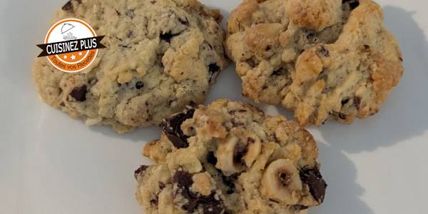 vignette de Cookies chocolat noisette 
