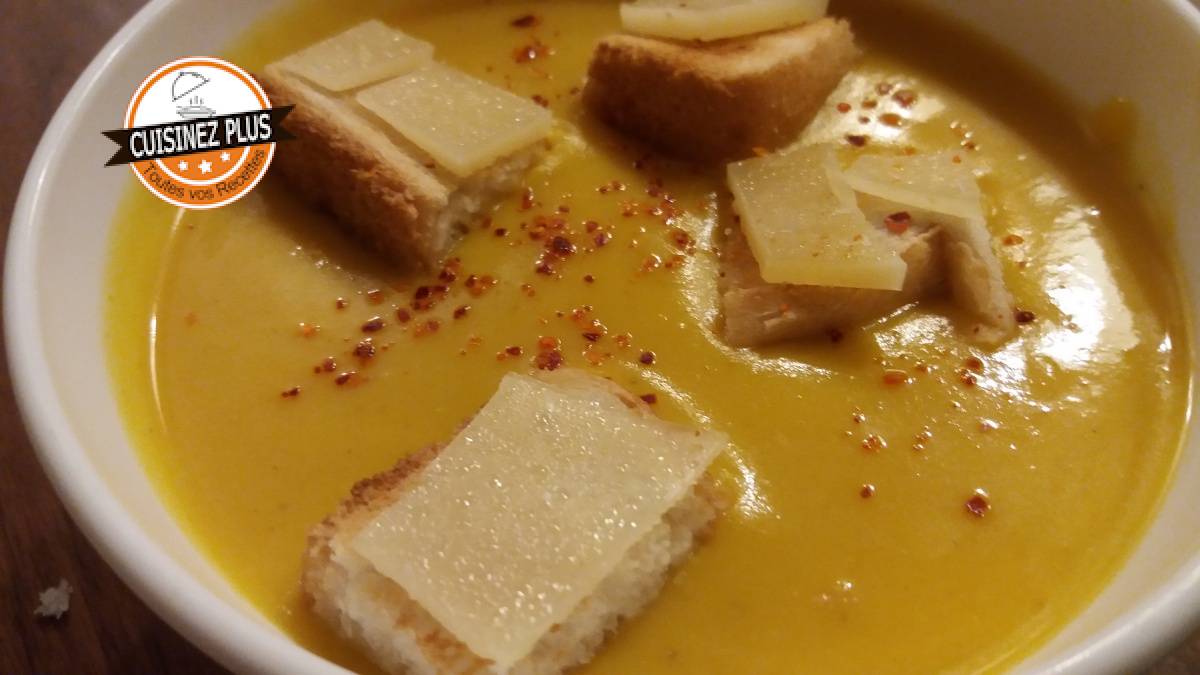 photo de Velouté de Butternut lait de coco et curry