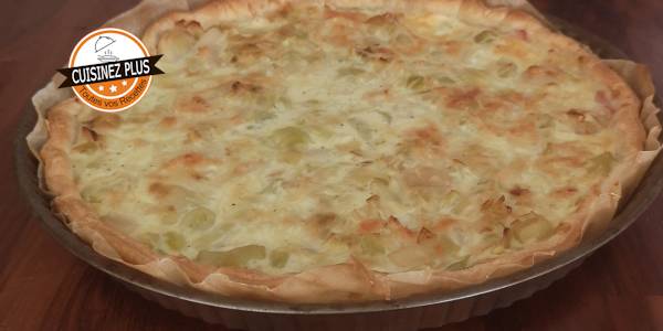 vignette de Quiche poireaux jambon