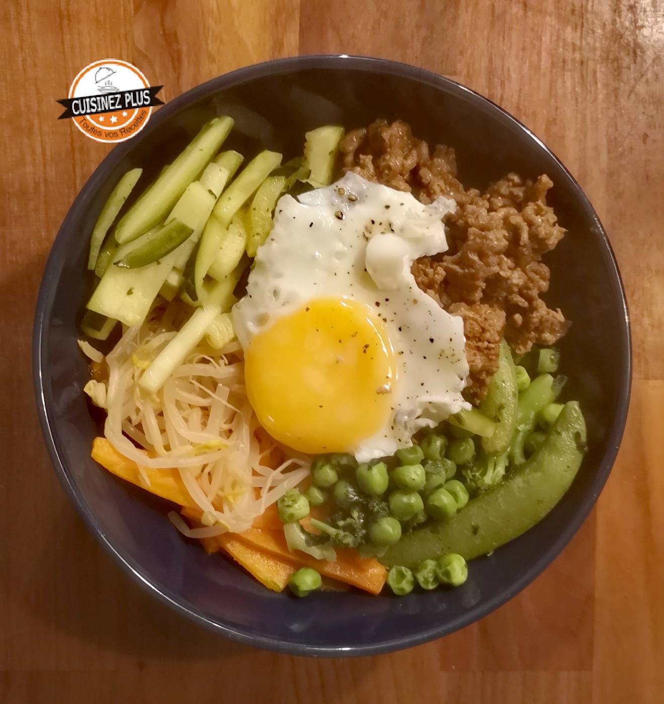 photo de Bibimbap coréen