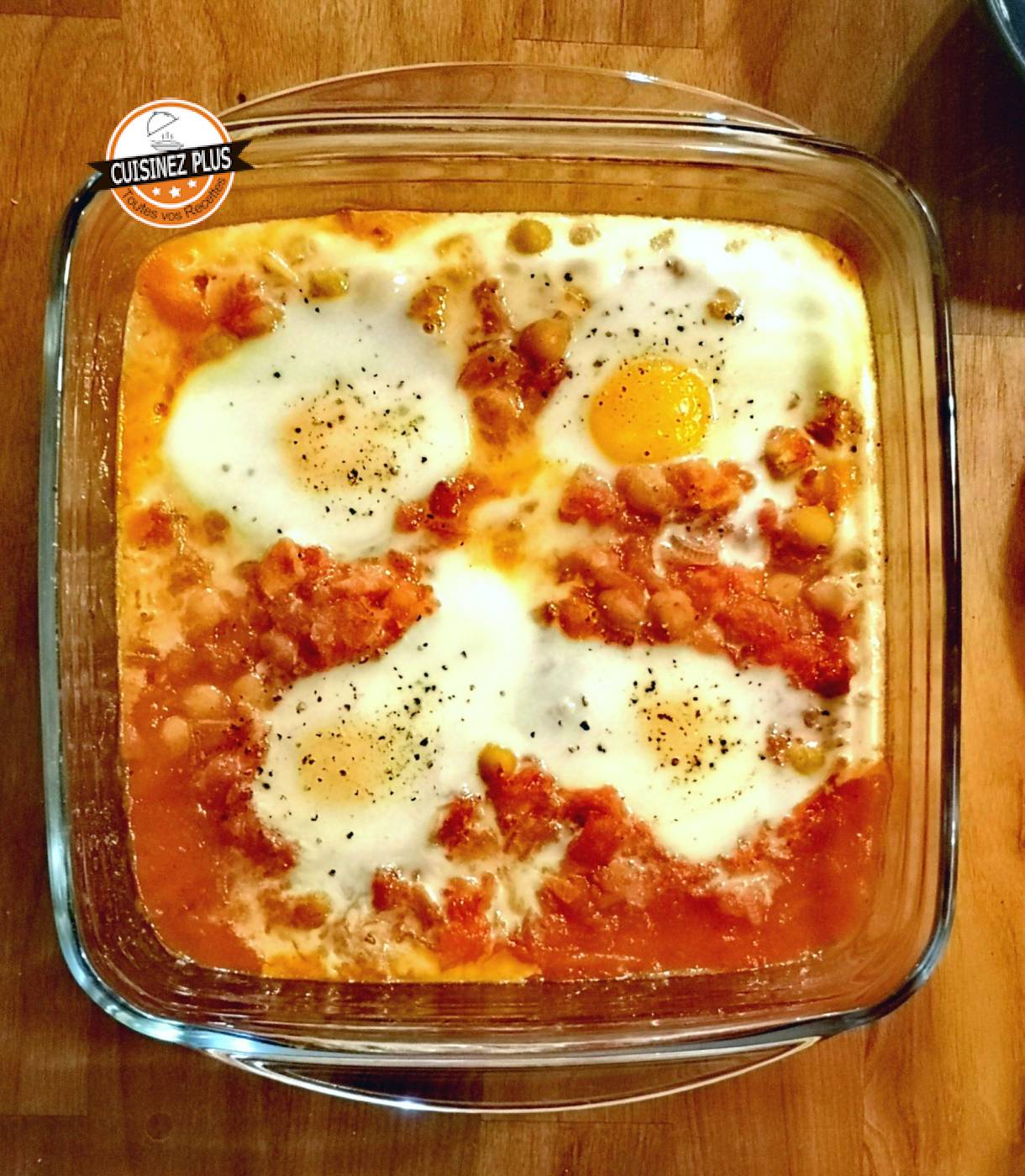 photo de chakchoukas aux pois chiches