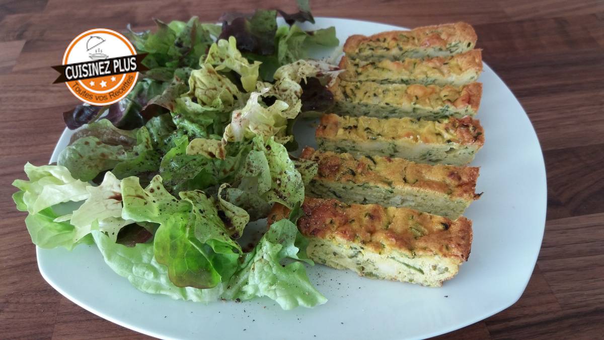 photo de flan de courgette au curry