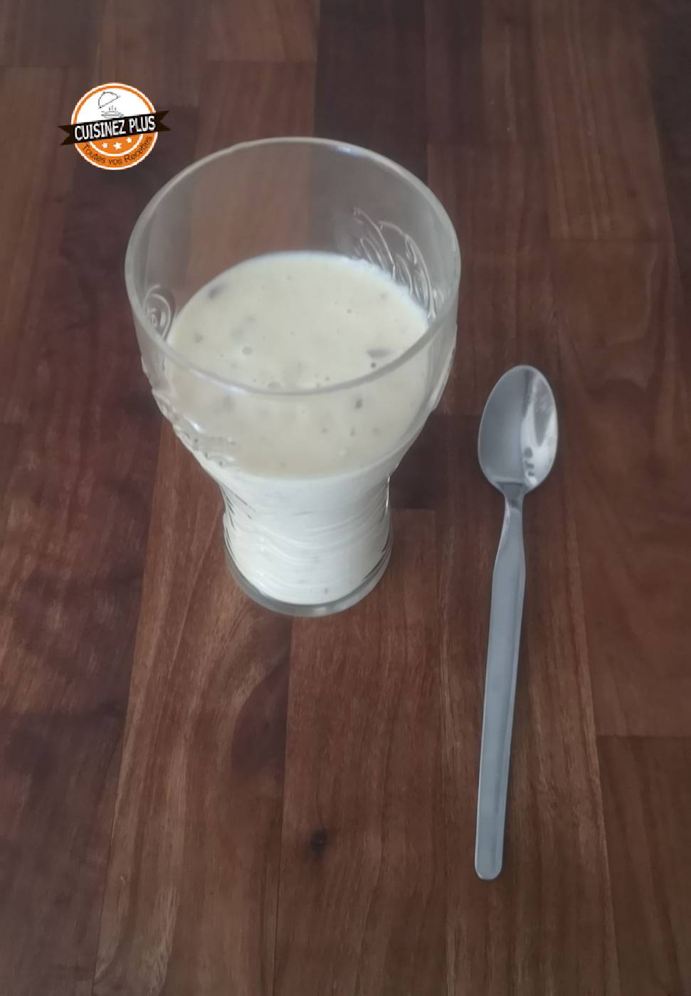 photo de milk shake banane fraise
