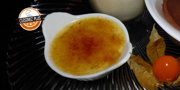 vignette de crème brulée au robot cuiseur