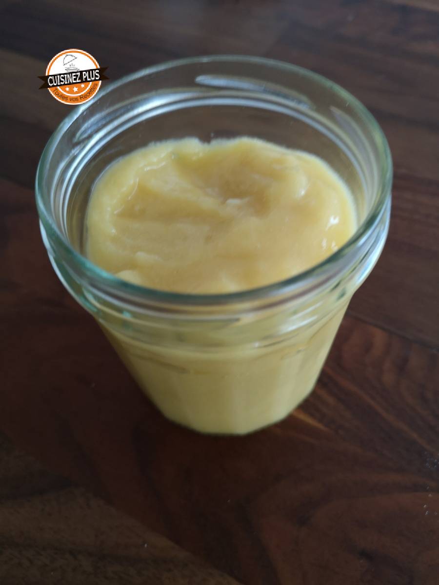 photo de lemon curd sans beurre