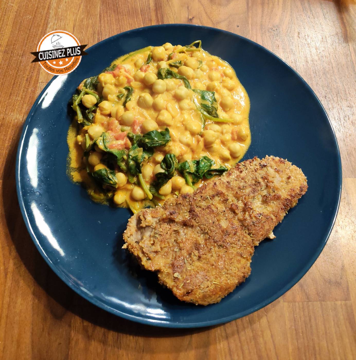 photo de porc pané rapide