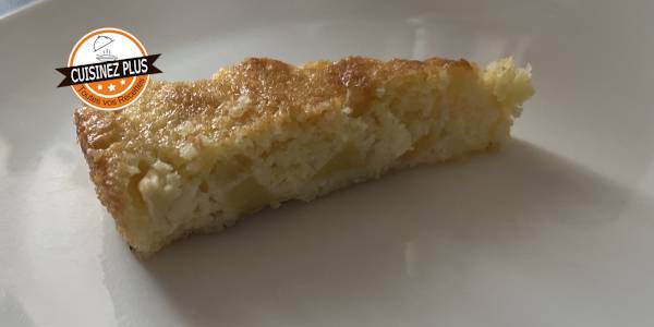 vignette de Gâteau aux pommes avec morceaux de pommes