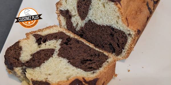 vignette de Gâteau marbré au vrai chocolat (pas au cacao)