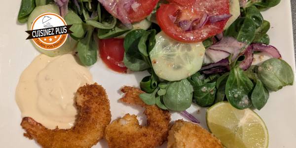 vignette de Crevettes panées