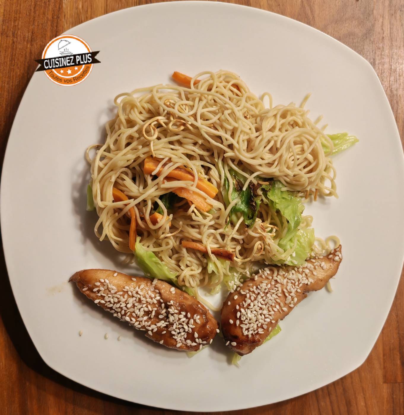 photo de Blancs de poulet caramélisés