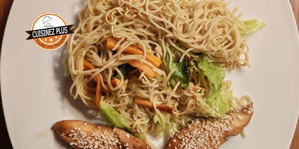 vignette de Blancs de poulet caramélisés