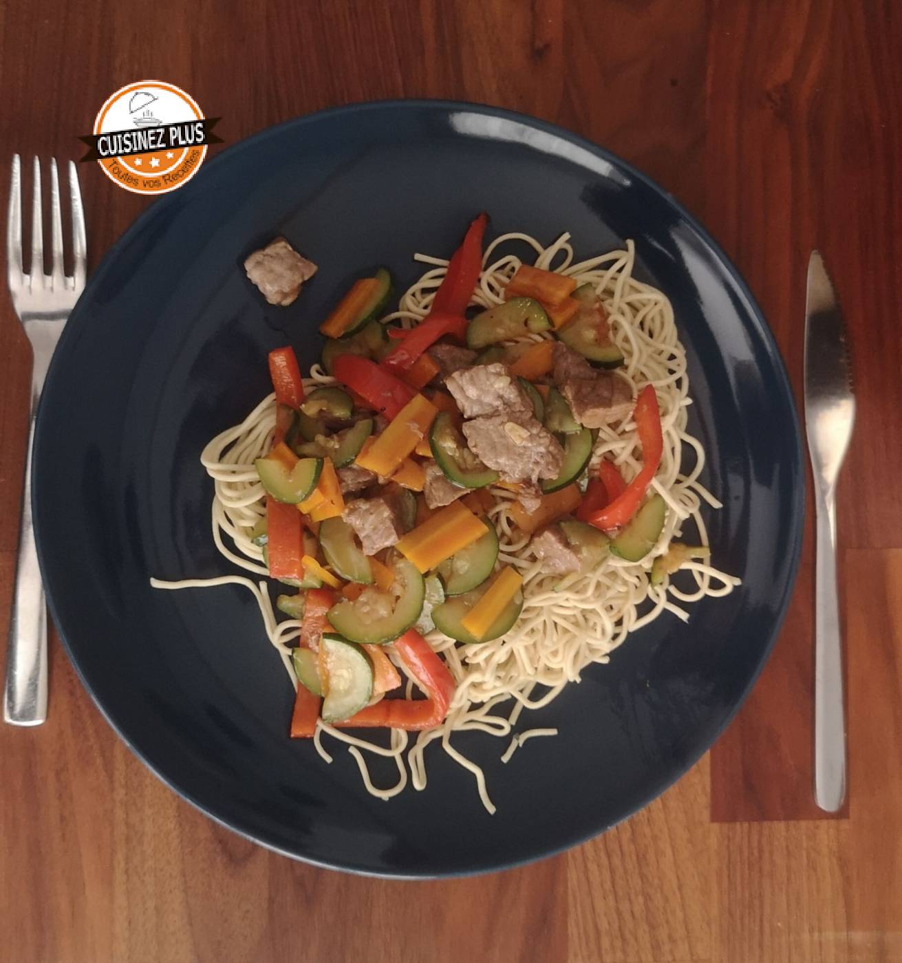 photo de Sauté de boeuf aux légumes