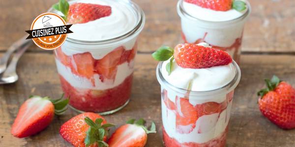 vignette de TIRAMISU AUX FRUITS ROUGES EN VERRINE