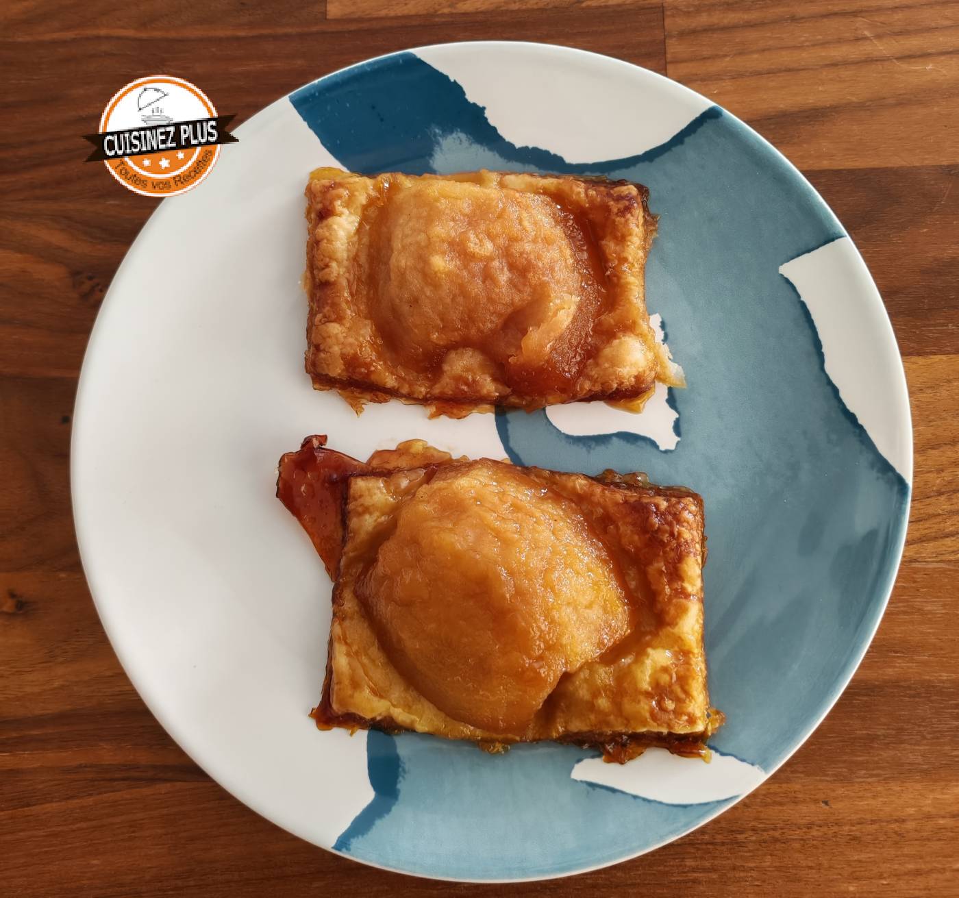 photo de Tarte aux pommes caramélisées